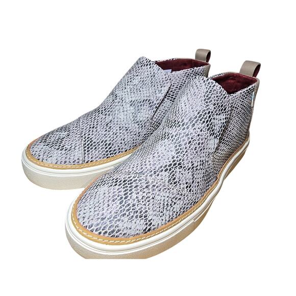 Toms NWT Paxton Winterized Midcut Slip on Womens Size 6 Ortholite Suede Insoles - Picture 3 of 11